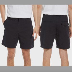 NWT $225 Rag & Bone [ MEN 28‎ ] Eaton Crinkled Cotton Shorts in Black #5931